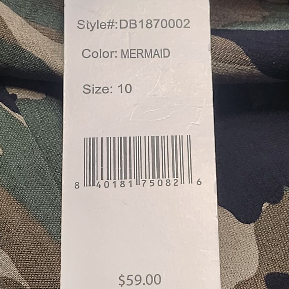 Cooper & Ella Women's Super Stretch Wrinkle Resistant Camouflage Pants Size 10 - Picture 4 of 10